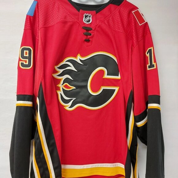 (N90192-1) Adidas Calgary Flames #19 Tkachuk Game Ready Jersey - Picture 1 of 8